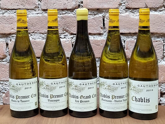 chablis flessen